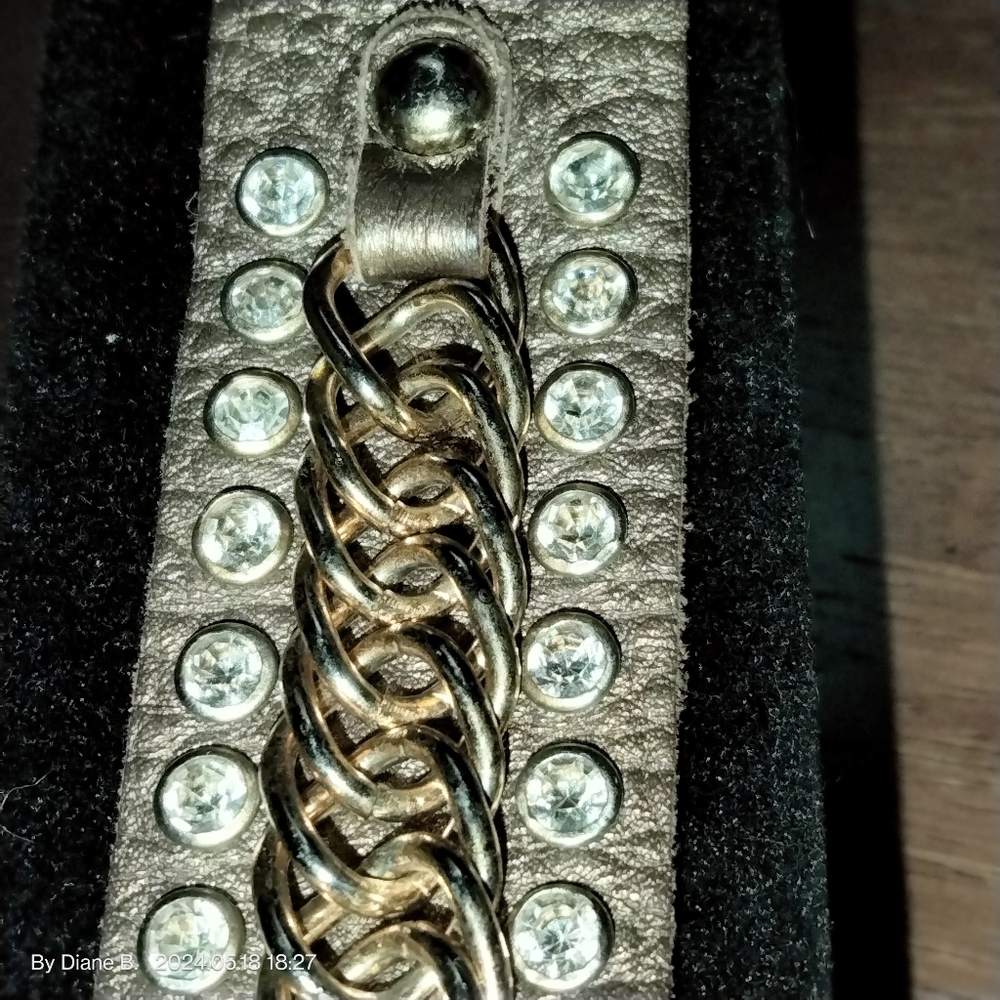 King Star Leather Chain Bracelet